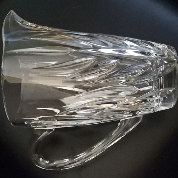 diningware home dining leaded crystal clear glass pitcher beautiful - Picture 1 of 5